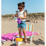 Meisjes top met vlindermouwtjes wit