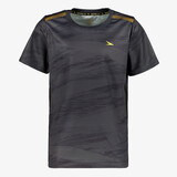 Dutchy Dry kinder voetbal T-shirt grijs zwart