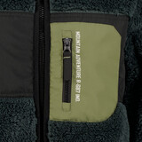 Teddy outdoor vest groen