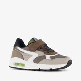 Blue Box jongens sneakers met airzool bruin groen