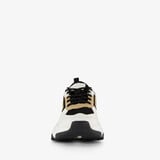 Dames dad sneaker wit zwart