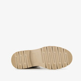 Dames croco veterboots beige