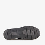 Leren dames sneakers zwart bruin