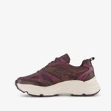 Dames sneakers bordeaux rood