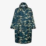 Regenponcho met camouflageprint
