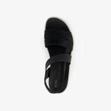 ECCO Yuma leren dames sandalen zwart