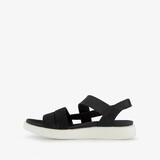 ECCO Yuma leren dames sandalen zwart