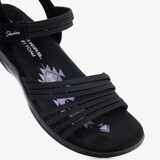 Reggae Slim Coffee dames sandalen zwart