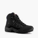 Mountain Peak leren heren wandelschoenen zwart