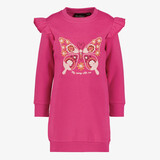 TwoDay meisjes sweatjurk met vlinder roze