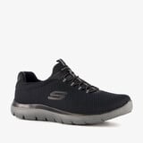 Skechers Summits heren sneakers wide fit zwart