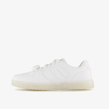 Unisex sneakers wit met lichtjes in regenboogkleuren