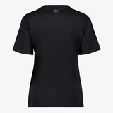 Animal Graphic dames sport T-shirt zwart grijs