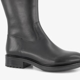 Hoge leren dames laarzen zwart