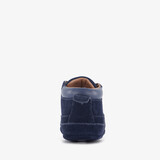 Suède babyschoenen blauw
