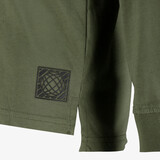 Jongens shirt Brooklynn met backprint groen