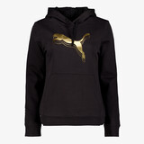 Puma Metallic Fl dames hoodie zwart goud