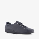 ECCO Soft 2.0 Classic leren dames sneakers blauw