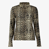 TwoDay dames coltrui met panterprint bruin beige