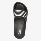 Dames badslippers zwart wit