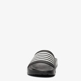 Dames badslippers zwart wit