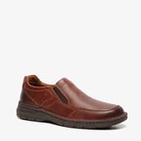 Hush Puppies leren heren instappers bruin