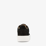 Leren heren sneakers zwart