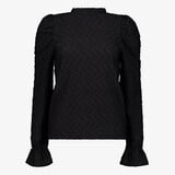 TwoDay dames blouse met structuur zwart