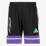Adidas F50 SHO Y kinder voetbalshort zwart paars