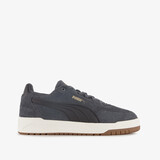 Shuffle Downtown suede heren sneakers grijs