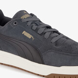 Shuffle Downtown suede heren sneakers grijs
