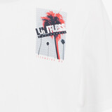 Jongens T-shirt met backprint wit