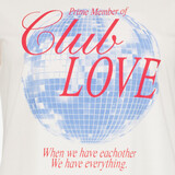 Dames T-shirt met opdruk wit