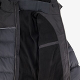 Gewatteerde jongens winterjas zwart