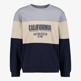 Name It Reg jongens sweater blauw beige