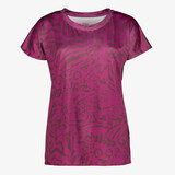 Osaga dames  sport T-shirt met panterprint paars