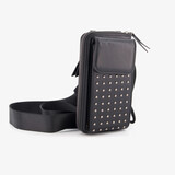 Renato Lucci dames portemonnee tas met studs zwart