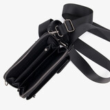 Dames portemonnee tas met studs zwart