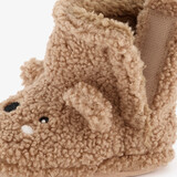 Beertjes pantoffels met antislipzool bruin