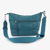 Dames schoudertas gewatteerd blauw