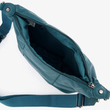 Dames schoudertas gewatteerd blauw