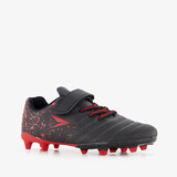 Dutchy Glide FG kinder voetbalschoenen zwart rood