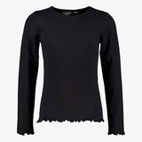 TwoDay meisjes shirt met lange mouwen zwart