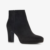 Tamaris dames enkellaarsjes zwart