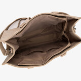 Dames schoudertas beige