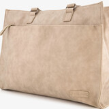 Dames schoudertas beige