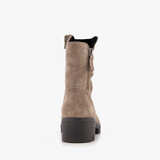 Suede dames boots beige