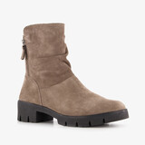 Hush Puppies suede dames boots beige