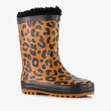 Mountain Peak gevoerde kinder regenlaarzen met luipaardprint