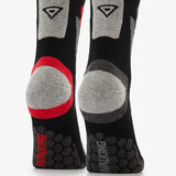 Angro 2-pack heren dames wandelsokken zwart